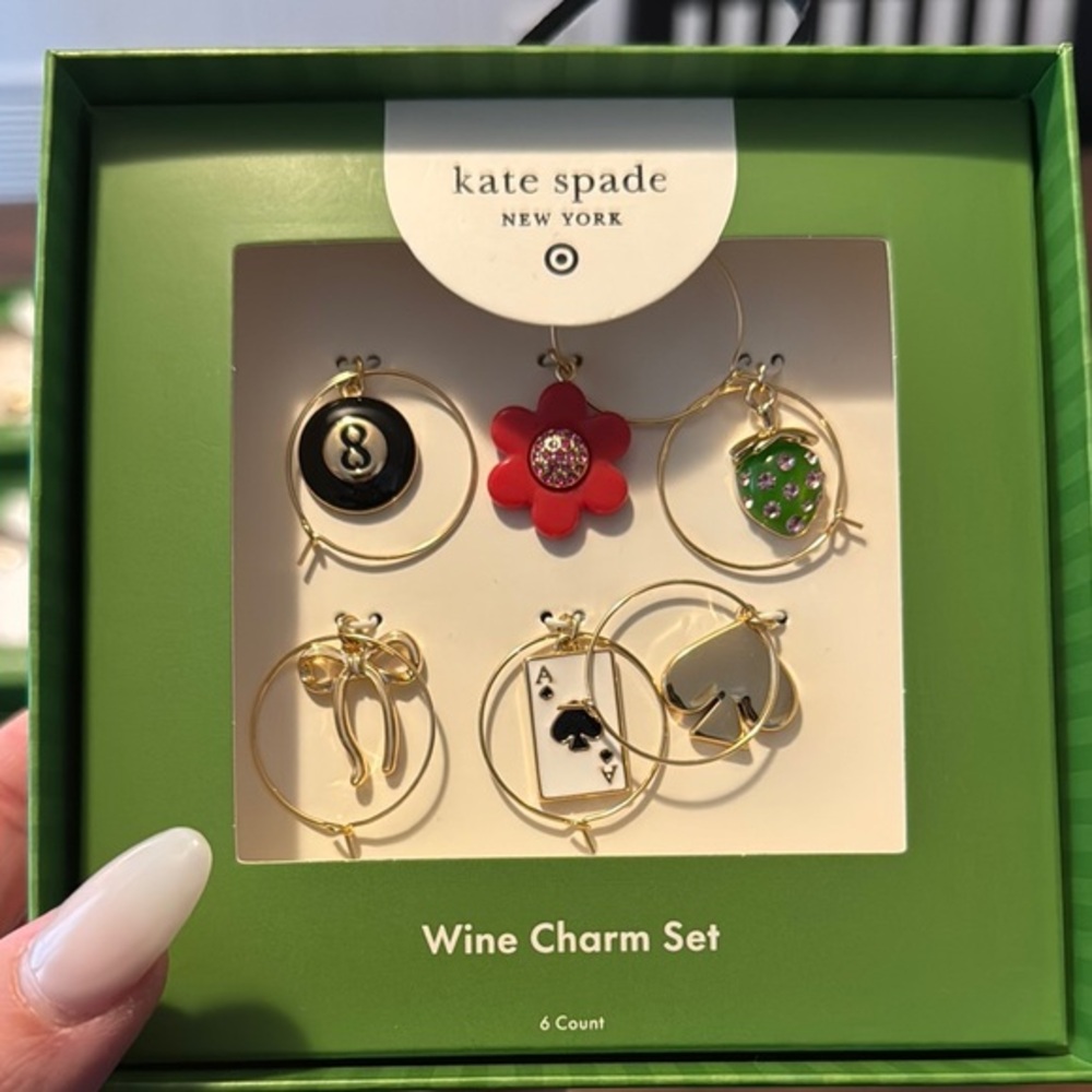 Kate Spade Wine Charm Set